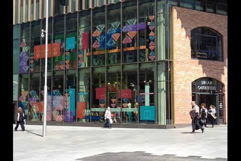 Jubilee window display: Urban Outfitters, Liverpool ONE